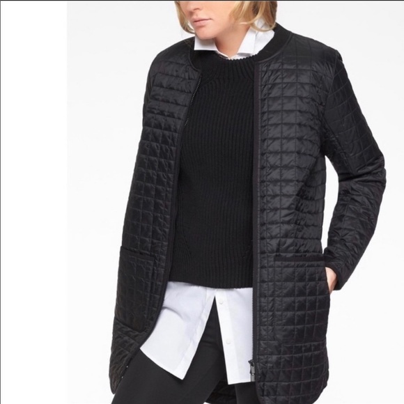 Athleta Grandview Shell Black Quilted 